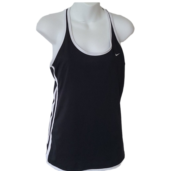 Nike Tops - Nike Black White Tank